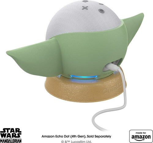Accesorio Soporte Para Amazon Echo Dot 4 Star Wars Yoda