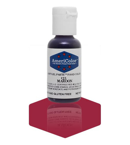 Maroon - Colorante Americolor Soft Gel 21gr