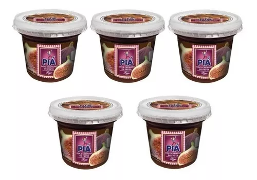 Geléia Piá Pote Chimia Doce Schimier Tipo Colonial 5x400 Gr