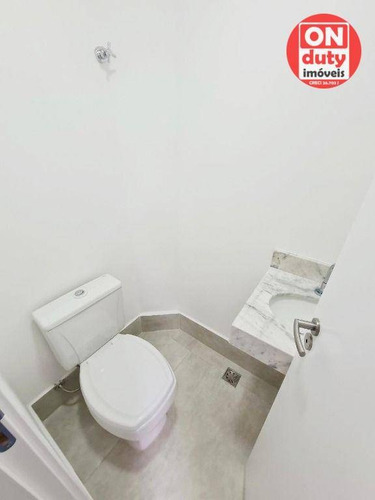 Imagem 28 de 30 de Triplex Com 3 Dormitórios À Venda, 190 M² Por R$ 1.150.000 - Gonzaga - Santos/sp - Vl0025