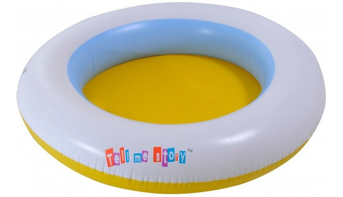 Imagem 1 de 2 de Piscina Inflável Infantil Bebê Com Adesivo De Animais 150l