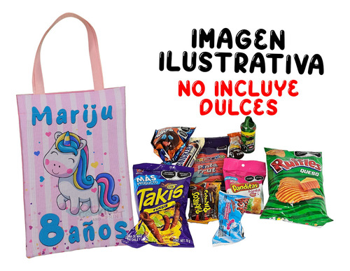 20 Dulceros Unicornio Mod 3 Niña Fiesta Infantil