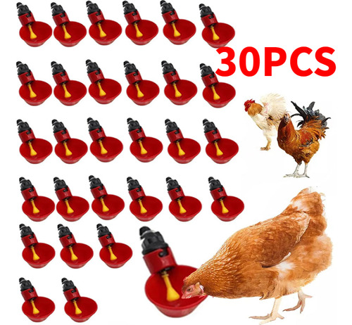 30 Bebederos Automáticos Para Pollos Y Otras Aves De Corral,