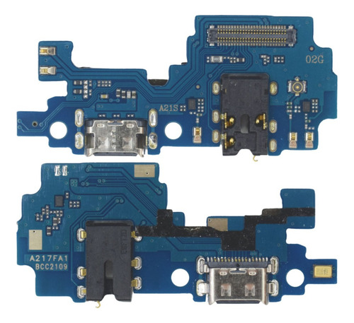 Placa Carga Conector Compatível Galaxy A21s (a217) Turbo Pklk Premium