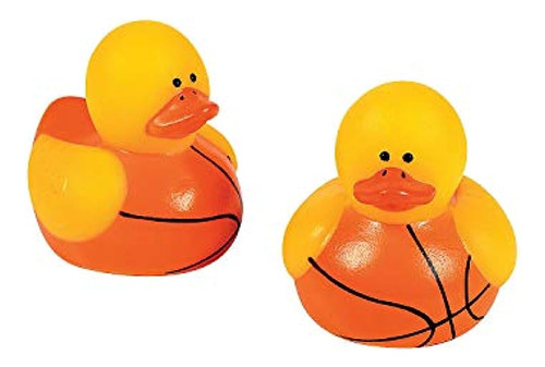 Mini Favores De Partido De Ducky De Goma Del Baloncesto De 2