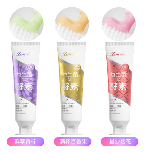 Fruit Flavored Probiotic Toothpaste In Three Flavors