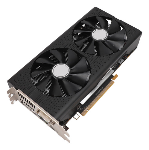Placa Gráfica De Desktop Dual Fan Gaming Para Rx580 8gb Gddr