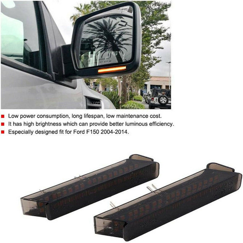 Luz Led Retrovisores Ford F-150 2009-14 Raptor Led En Stock