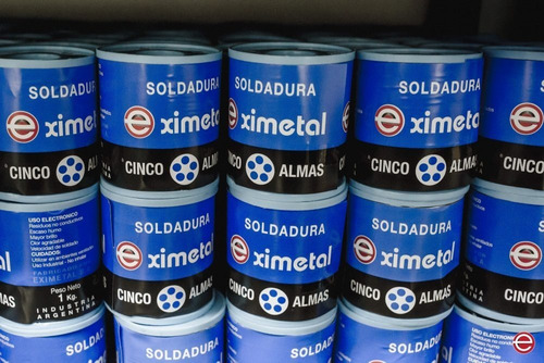 Imagen 2 de 3 de Estaño Rollo Eximetal 0.7mm Para Soldar 250gr 1/4 Kilo 0.7mm