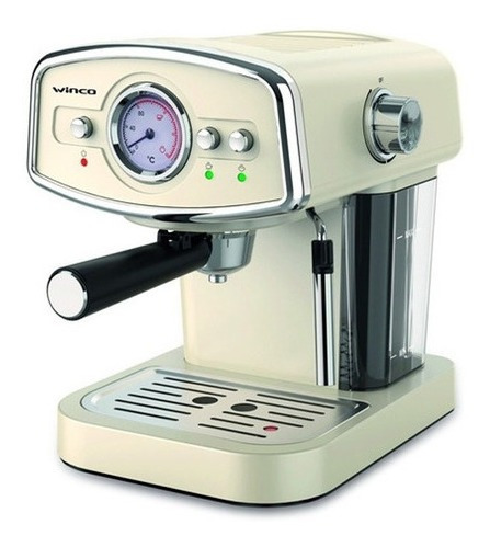 Cafetera Express Winco Blanca W1921 1050w