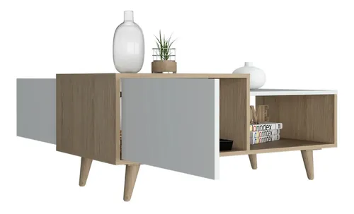 Mesa De Centro Bora- Rovere / Blanco Marquéz