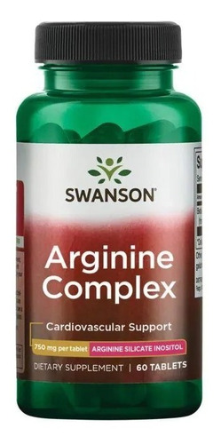 Complejo De Arginina 750mg 60 T