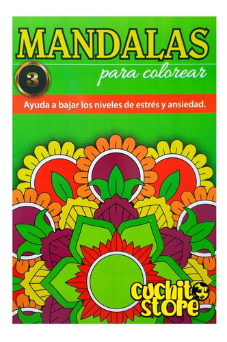 Libro Mandalas Para Colorear Pintar 3