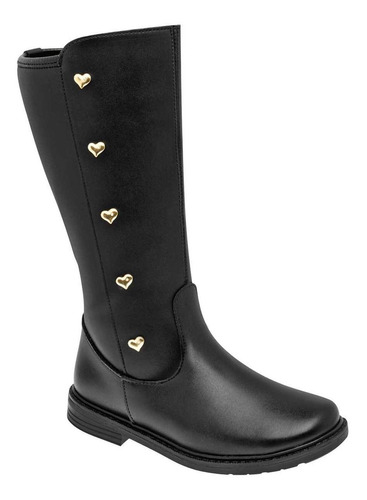 Bota Niña Ensueño 7624-25 Negro 090-456