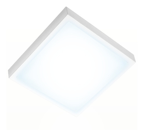 Lámpara De Sobreponer Led 18 W Plafón Luz Blanca Tl-2816.b65 Estructura Blanco