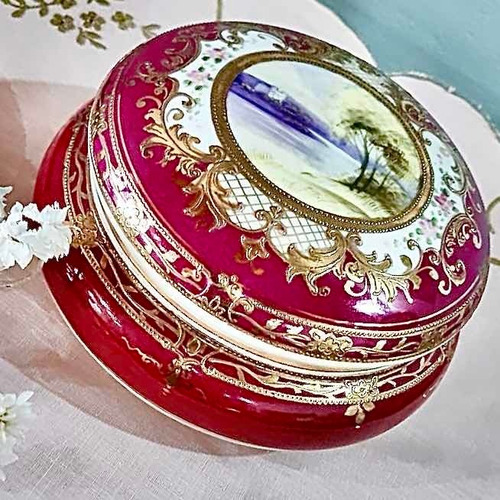 Imagen 8 de 10 de Antiguo Alhajero Porcelana Noritake