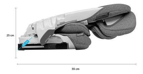 Imagen 7 de 7 de Butaca Auto Bebe Plegable Con Isofix 9 A 36 Kg Felcraft