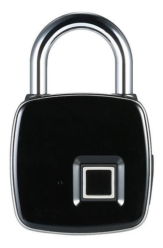Candado Biometrico Antirrobo, Mxolk-001, Huella Dactilar, N Color Negro