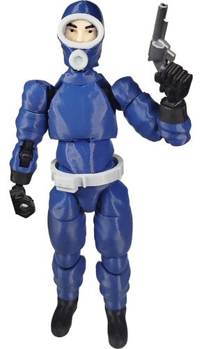 Muñeco De El Eternauta Articulado Con Accesorios 18cm