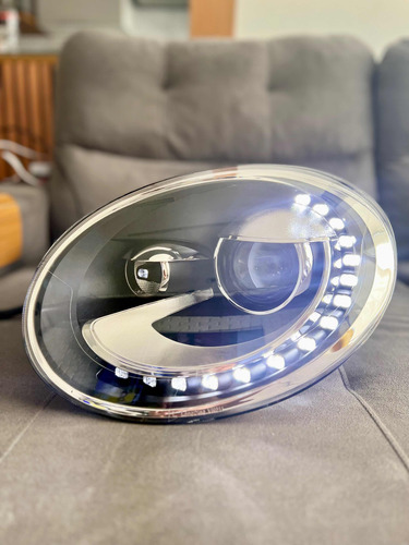 Farol De Led Volkswagen Fusca Tsi Par
