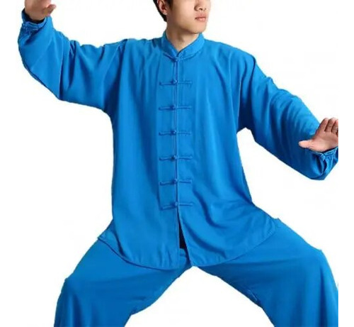 Juego De 2 Camisas Unisex De Kung-fu Con Botones De Práctica