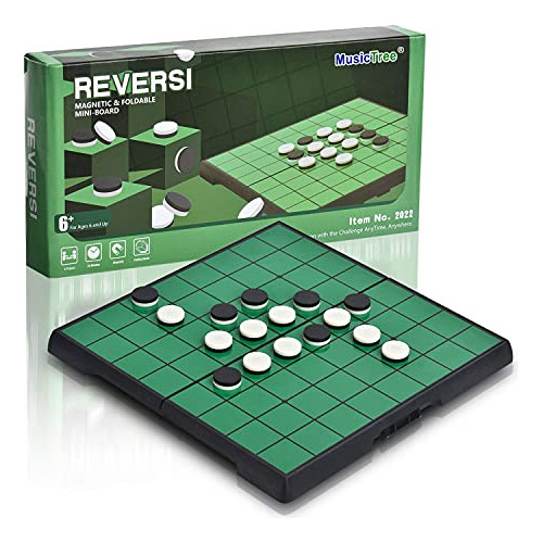 Musictree Magnetic Reversi Othello Juego De Mesa Con Tablero