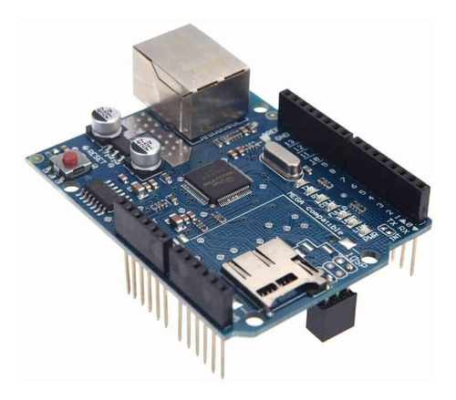 Ethernet Shield W5100 P/arduino Com Slot Para Sd Card