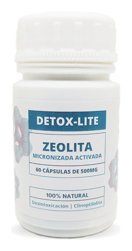 Zeolita Activada Micronizada 500mg X 60 Capsulas