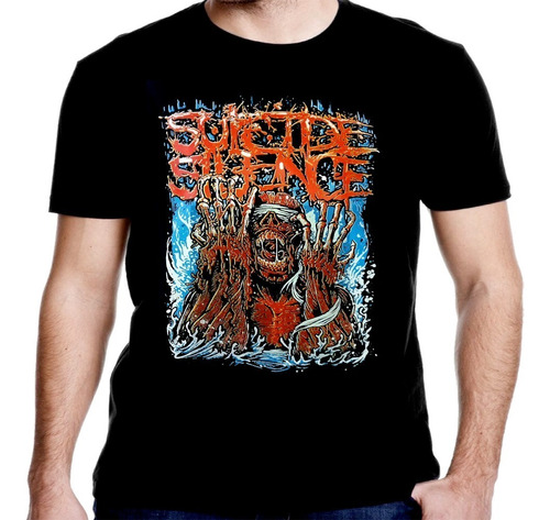 Camiseta Manga Curta Suicide Silence Ref=275