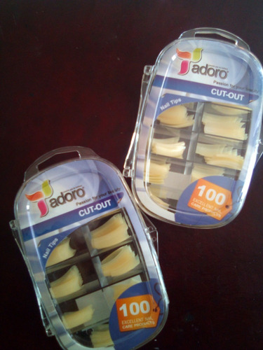 100 Uñas Postizas Remate Marca Adoro