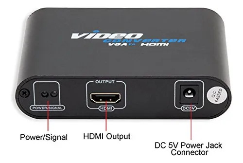 Convertidor De Audio A Hdmi Io Crest Sy-ada31050 Vga + 3.5 M
