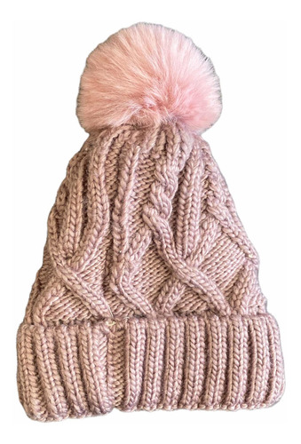 Imagen 1 de 3 de Gorro Beanie Lana Adulto Con Doblez Invierno Varios Colores