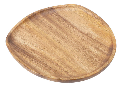 W Plato Llano Reutilizable De Madera De Nogal, Estilo