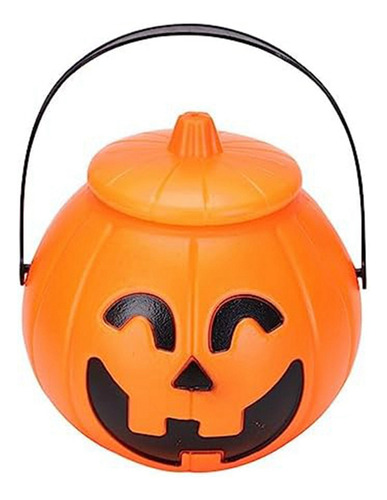 Cubo De Calabaza Para Caramelos, Cubo De Calabaza De Hallowe