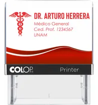 Comprar Sellos Personalizados Doctores Médicos Enfermeros 2.3x5.9 Cm