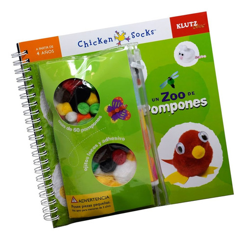 Un Zoo De Pompones Libro De Manualidades