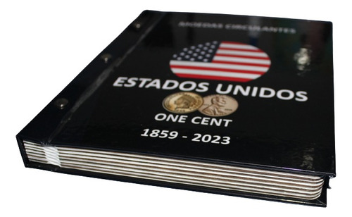 Álbum Para Moedas One Cent - Descrição