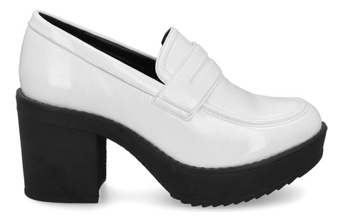 Zapato Blanco Charol 13503