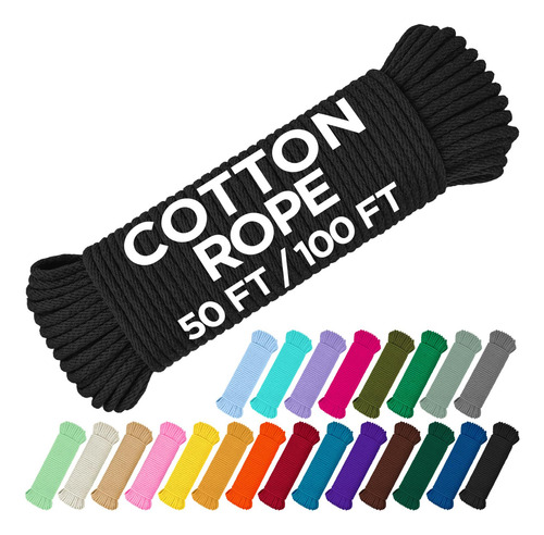 Cuerda De Algodón Resistente Multiuso Para Manualidades