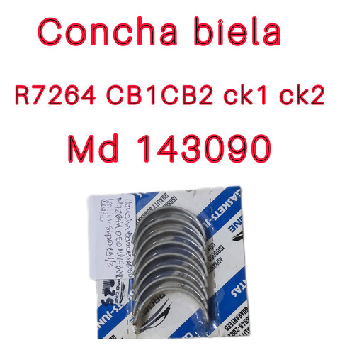 Concha Biela R7264/025mm Mitsubishi Lancer Signo Cb1/2 Ck1/2