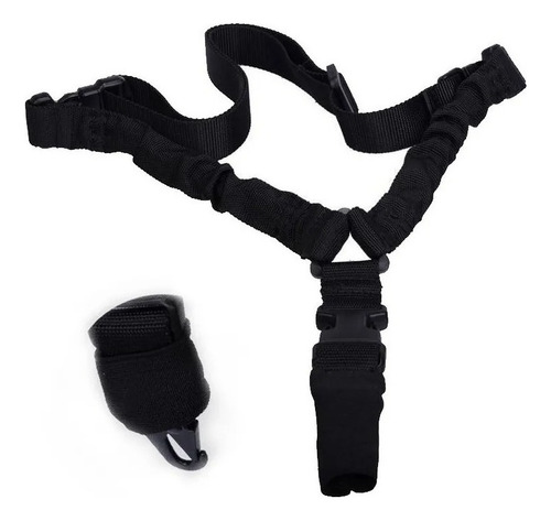 Portafusil 1 Punto Bungee Extra Resistente Color Negro