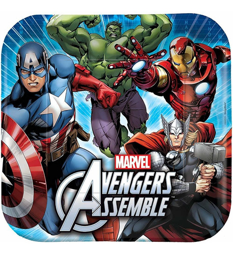 Hallmark Avengers Assemble New Birthday Party Lunch Cenas (8