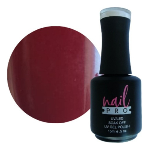 Gel Polish Color Rojo Guinda X069 Nail Pro Permanente