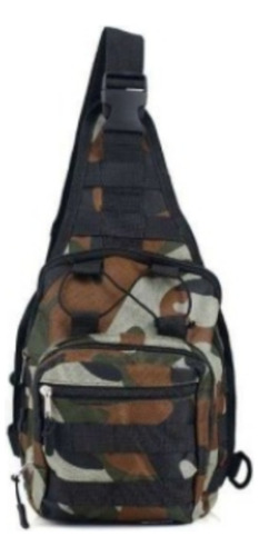 Morral Cruzado Camuflado Tactica Molle 