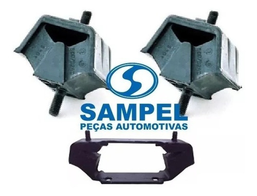 Kit 03 Calço Coxim Motor Câmbio Omega/suprema 3.0 4.1 Sampel