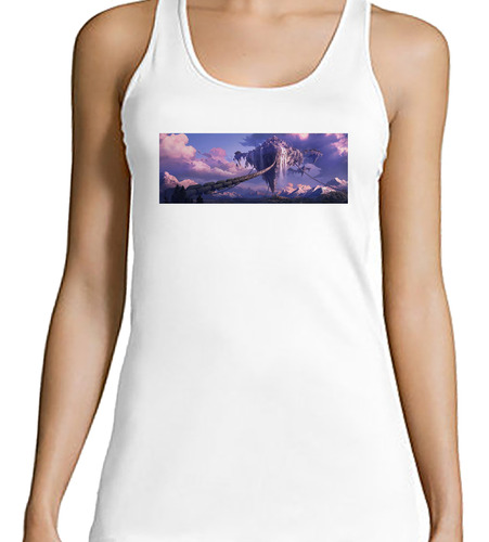 Musculosa Mujer Ciudad Flotante De Tierra Gran Cadena M2