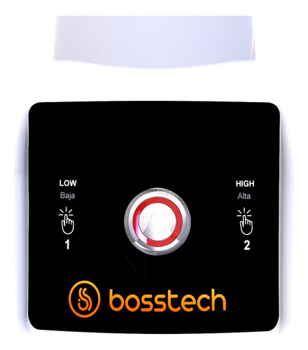 Licuadora 750w Vidrio 2l Touch 3vel Bosstech B4 Blanco