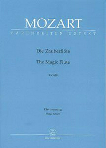 Partitura Vocal La Flauta Mágica De Mozart