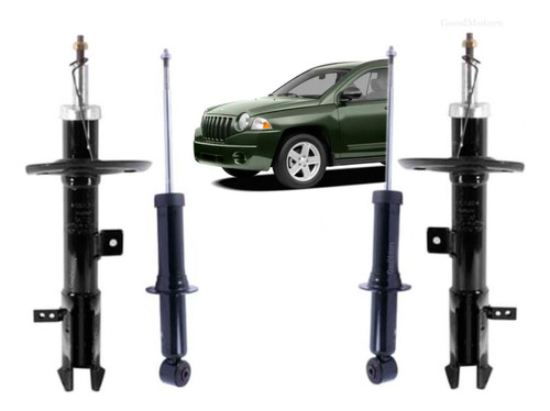 Kit Amortiguadores Jeep Compass 2006-2013 Delanteros + Tras