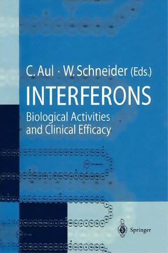 Interferons, De Carlo Aul. Editorial Springer Verlag Berlin Heidelberg Gmbh Co Kg, Tapa Blanda En Inglés